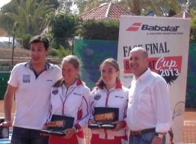 Marina Bassols y Esther Lpez Alcaraz, finalistas dobles, © RFET