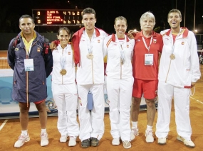 Equipo espaol Juegos del Mediterrneo 2009. 5 medallas, © RFET
