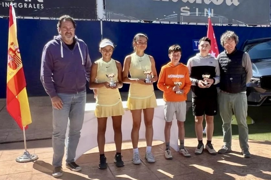 Valentin Latrubesse y Sofia Tatu se llevan el Tennis Europe Sub'14 de Madrid