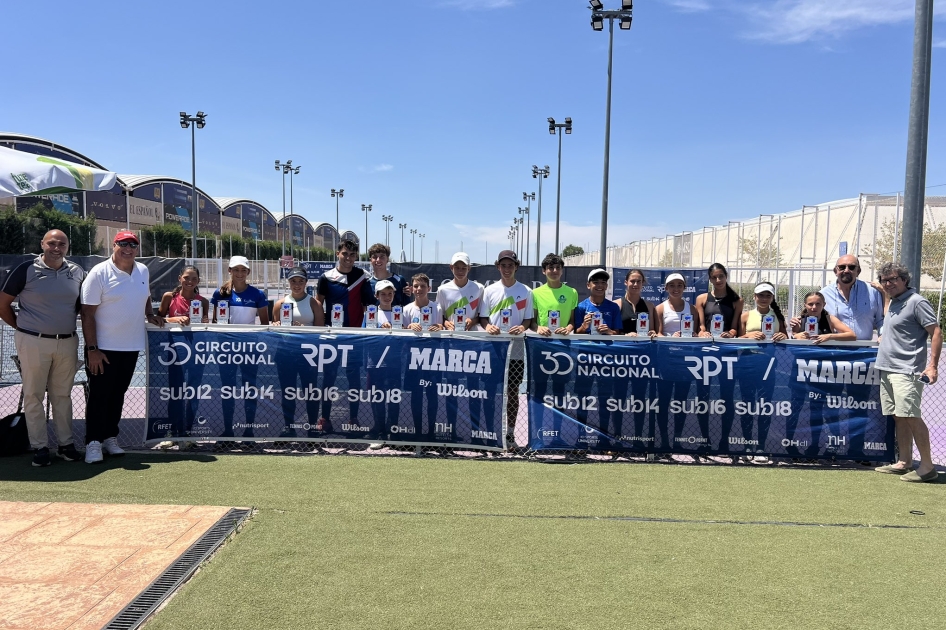 Éxito en Madrid del 30º Circuito RPT - Marca by Wilson con todas las categorías juveniles Éxito en Madrid del 30º Circuito RPT - Marca by Wilson con todas las categorías juveniles