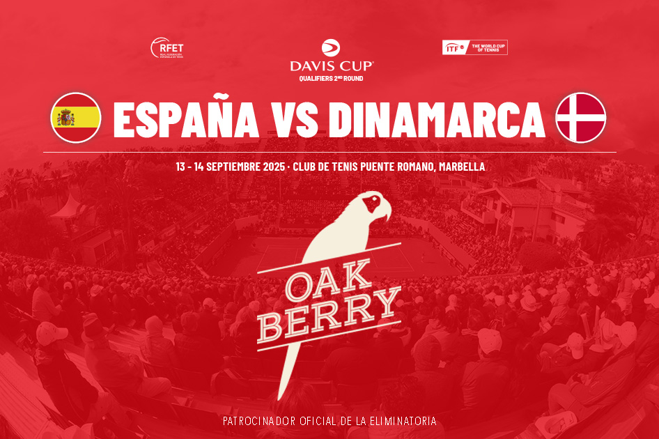 OAKBERRY se suma a la Copa Davis España vs Dinamarca en Marbella OAKBERRY se suma a la Copa Davis España vs Dinamarca en Marbella