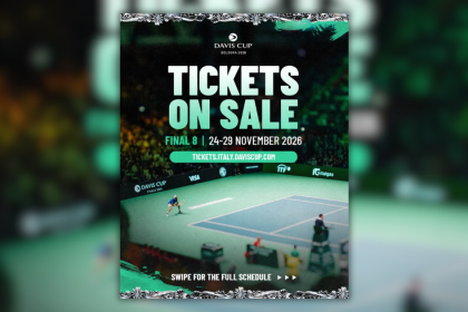 Ya a la venta las entradas para la Final a 8 de la Copa Davis 2026 en Bolonia