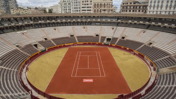 Copa Davis - Transformacin de la Plaza de Toros de Valencia