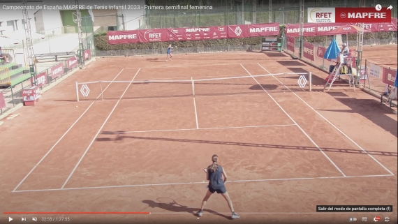Campeonato de Espaa MAPFRE de Tenis Infantil - Primera Semifinal Femenina