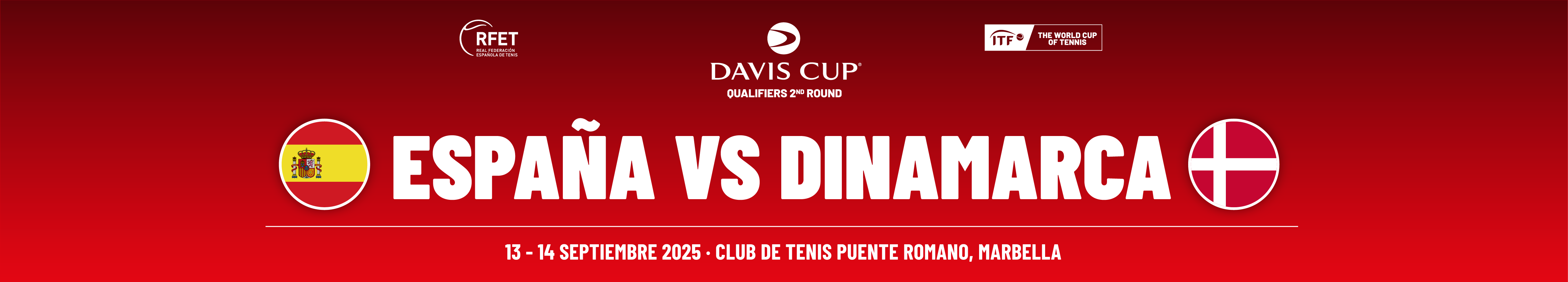 Venta de Entradas: Copa Davis Espaa - Dinamarca, 13-14 Septiembre, 2025