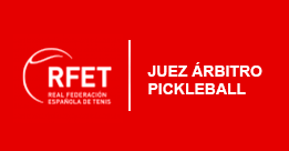 Juez rbitro de Pickleball