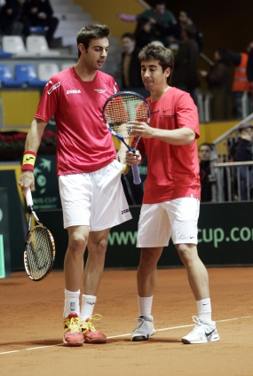 Marcel Granollers y Marc Lpez, © RFET