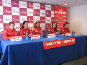 Rueda de prensa de la Seleccin Espaola Mapfre, © RFET