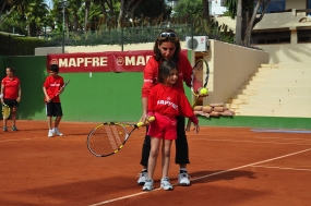 Arantxa Snchez en el Clnic de Mapfre, © RFET