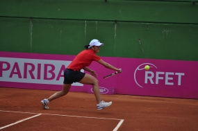 Silvia Soler entrenndose, © RFET