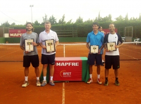 Finalistas dobles masculino, © RFET