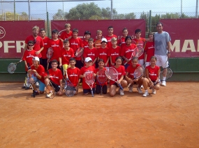 Grupo de recogepelotas, © RFET
