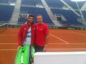 Pablo Andjar y lex Corretja, © RFET