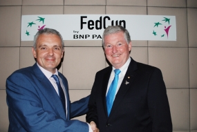 Presidentes de la RFET y Tennis Australia, © RFET