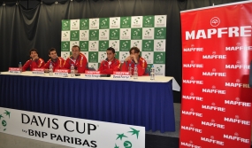 Rueda de prensa de la Seleccin Espaola Mapfre, © RFET
