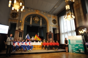 Sorteo Final de Copa Davis. Ayuntamiento de Praga, © RFET