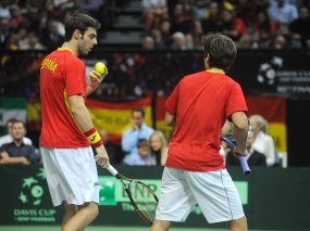 Marcel Granollers y Marc Lpez, © RFET