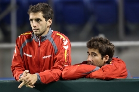 Albert Ramos y Marc Lpez, © Kyle Clapham