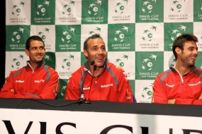 Rueda de prensa de la Seleccin Espaola Mapfre, © Kyle Clapham
