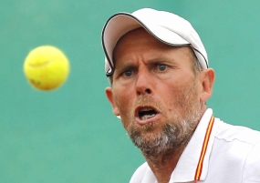 Francisco Garca Lpez, integrante del equipo espaol +50 subcampen de la Fred Perry Cup, © RFET