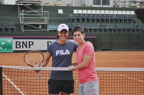 Silvia Soler y Carla Surez, © RFET