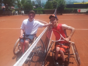 Campeonato del Mundo: Flix Garca y el britnico Alfie Hewett, © RFET