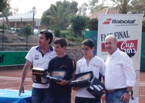 Lucas Franco y Gonzalo Chaves, campeones dobles, © RFET