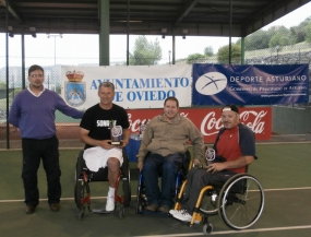 XI Open Ciudad de Oviedo - Juanjo Rodríguez y Juan A. Gutiérrez, campeones dobles, © RFET