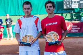 Pedro Domnguez y Robert Herrera, subcampeones dobles, © RFET