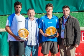 Andrs Zepeda y Carlos Benito, campeones dobles, © RFET