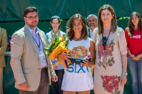 Silvia Fuentes, subcampeona, © RFET