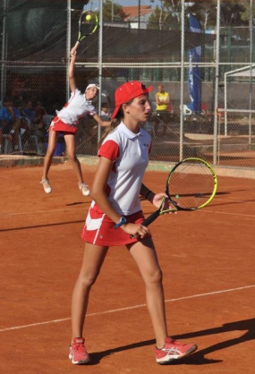 Aran y Ares Teixid, campeonas dobles, © RFET