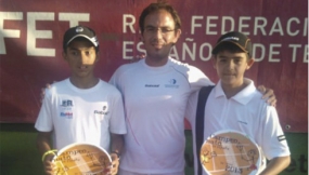Nicolás Álvarez y Alejandro García Carbajal, campeones dobles, © RFET