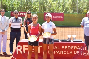 Irene Garcern y Aran Teixid, campeona y subcampeona, © RFET