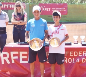 Nicolás Álvarez y Álvaro Núñez, campeón y subcampeón, © RFET