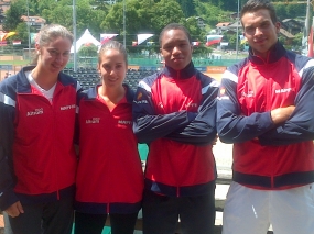Campeonato de Europa Jnior - Jugadores espaoles en Klosters, © RFET