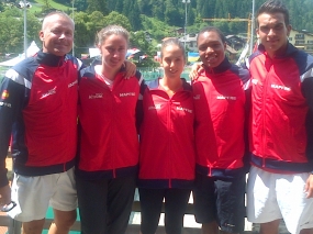 Campeonato de Europa Jnior - Jugadores espaoles en Klosters, © RFET