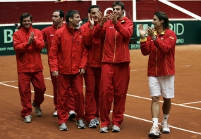 Vuelta de honor de la Selección Española Mapfre, © RFET