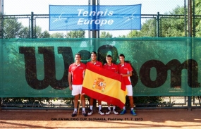 Copa Galea / Valerio - Seleccin Espaola Mafpre Jnior Masculina en Piestany (Eslovaquia), © RFET
