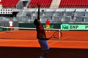 Pablo Carreo y Fernando Verdasco, © RFET