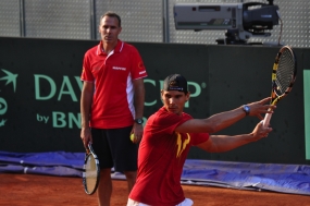 lex Corretja y Rafael Nadal, © RFET