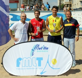 Internacional Tenis Playa de Melilla G4 - Carlos Gámez y Javier Mizzi, campeones masculinos, © RFET