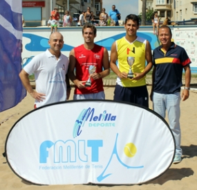 Internacional Tenis Playa de Melilla G4 - Carlos Gmez y Javier Mizzi, campeones masculinos, © RFET