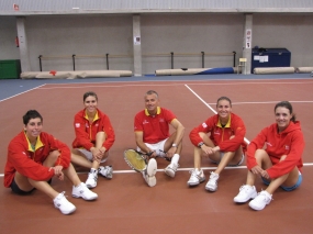 Entrenamientos en el CAR de Sant Cugat, © RFET