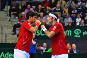 Fernando Verdasco y David Marrero, © RFET