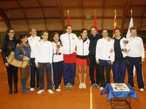 Real Zaragoza CT y RC de Polo, finalistas femenino +35, © RFET