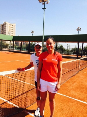 Anabel Medina y Estrella Cabeza, © RFET