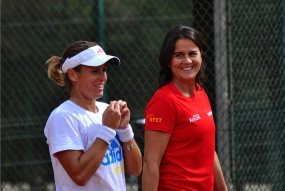 Anabel Medina y Conchita Martnez, © RFET
