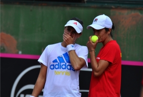 Anabel Medina y Silvia Soler, © RFET