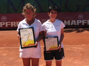 Finalistas F+45 Begoña Eraña y Magda Gual, © RFET